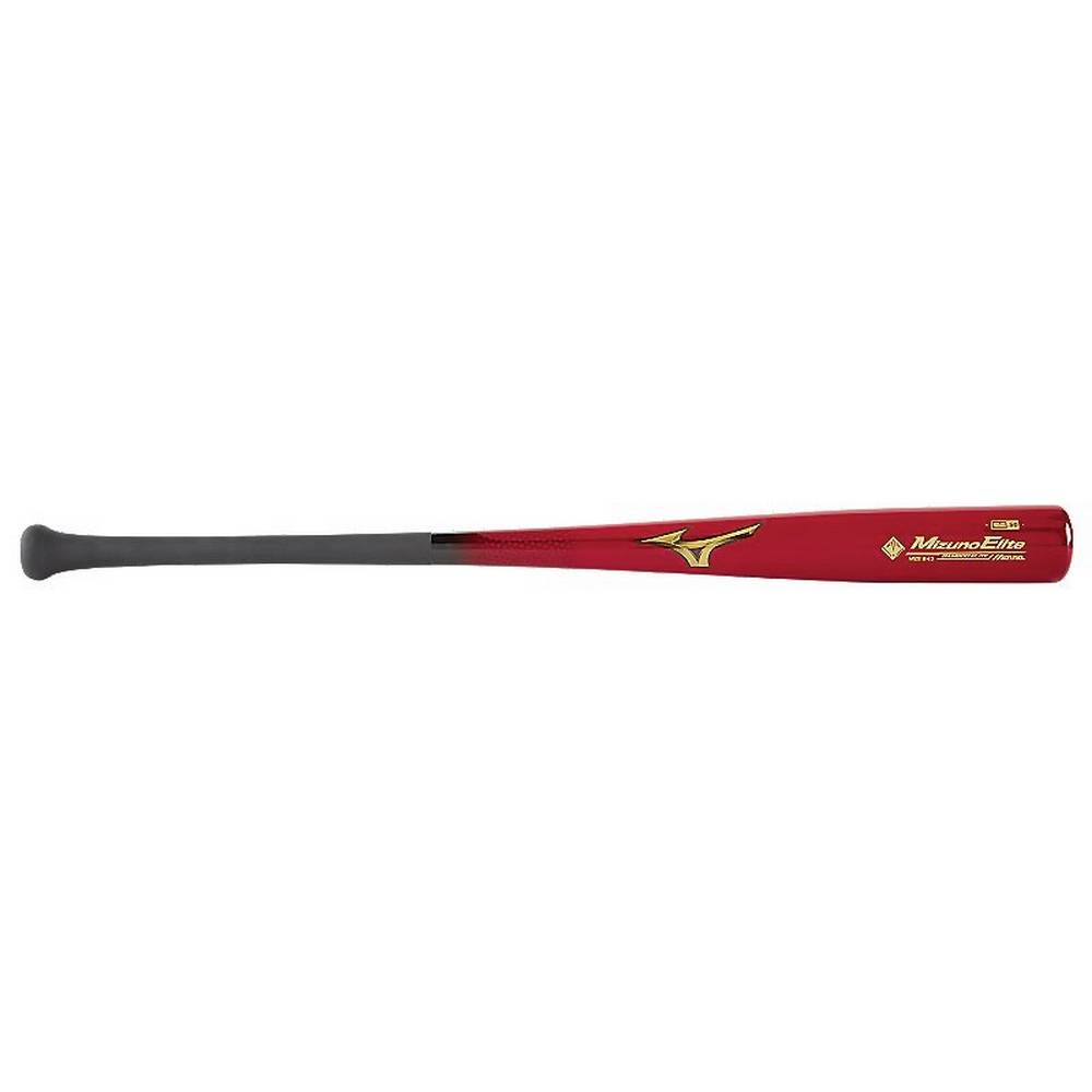 Mizuno MZE 243 Bamboo Elite Wood Férfi Baseball Ütő Sötét Rózsaszín/Fekete MTQ892460